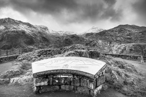 LDS0022 - Snowdon Viewpoint B&W