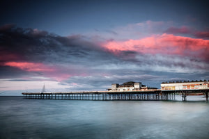 Sunset over Colwyn Bay Pier