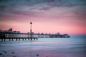 Sunset at Llandudno Pier