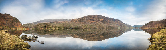 Llyn Dinas Panorama - Snowdonia National Park, North Wales