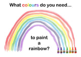 Let's Learn...Colours of the Rainbow - set of two illustrated prints